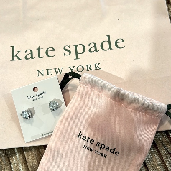 Kate Spade Cubic Zirconia Studs - Picture 2 of 4